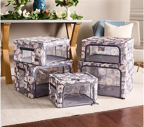 storage box with metal frame qvc|qvc periea collapsible storage boxes.